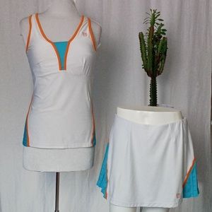 COPY - Wilson tennis skirt and tank set size large